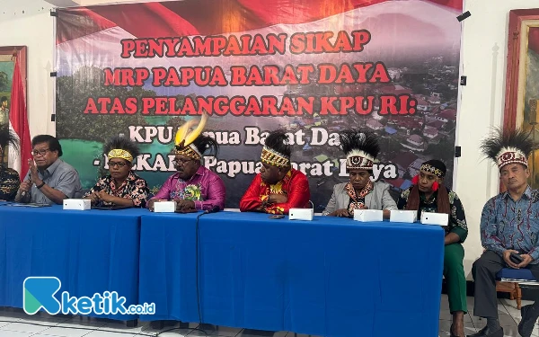 MRP PBD Minta KPU Batalkan Penetapan Paslon Gubernur PBD Abdul Faris Umlati-Petrus Kasihiw