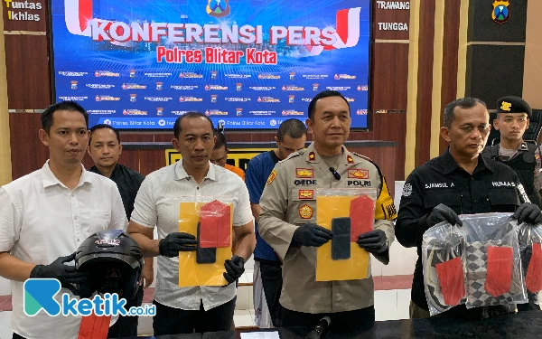 Satreskrim Polres Blitar Kota Tangkap Komplotan Penjahat Lintas Provinsi