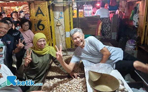 Blusukan ke Pasar Pabean Surabaya, Khofifah Dengarkan Keluhan Pedagang