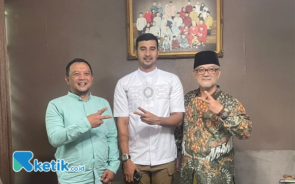 Cawabup Bandung Ali Syakieb Sowan ke Ponpes Al Jawami, KH Imang: Kami Dukung All Out