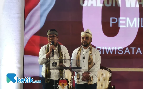 Nurochman-Heli Siap Hadapi Debat Kedua Pilkada Kota Batu