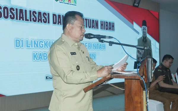 Pjs Bupati Asahan Buka Secara Resmi Kegiatan Sosialisasi Dana Bantuan Hibah