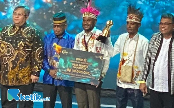 Keren! Desa Namatota Kaimana Raih Juara 2 Ajang ADWI Kemenparekraf 2024