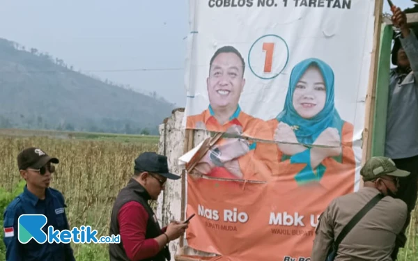 Masa Tenang Pilkada, PPK Mlandingan Situbondo Copot 52 APK