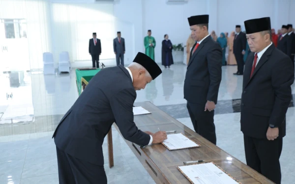 Bupati Asahan Melantik Jabatan Pimpinan Tinggi Pratama