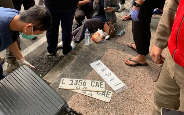 Kecelakaan Jalan Basuki Rahmat Surabaya, Polisi Pastikan Mobil HRV Gunakan Plat Nomor Palsu
