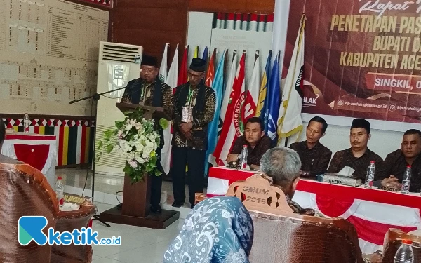 KIP Gelar Penetapan Bupati - Wabup Aceh Singkil Terpilih