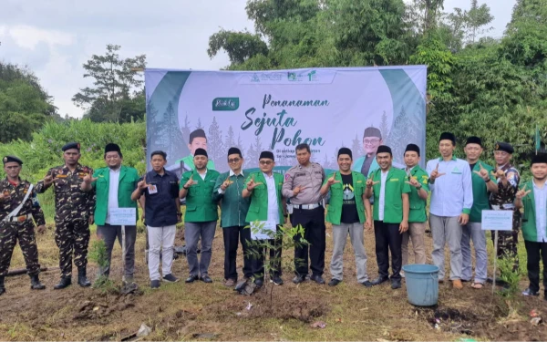 Sukabumi Jadi Titik Pertama Program Tanam Sejuta Pohon PW GP Ansor Jawa Barat