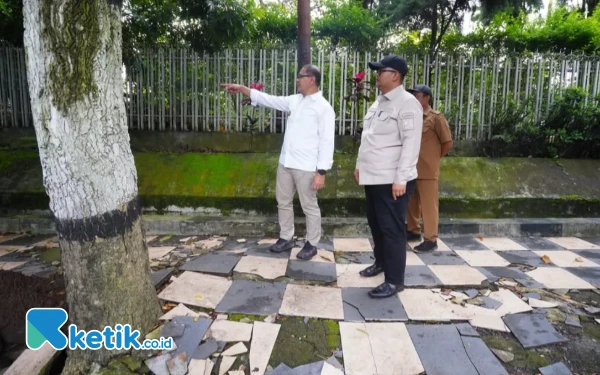 Bangun Pedestrian, DPUPR Kota Batu Gunakan Inovasi Teknologi Terkini