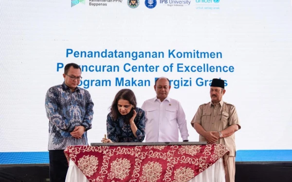 Thumbnail Berita - MBG Gas Terus, Pemerintah dan IPB Dirikan Pusat Unggulan Nasional