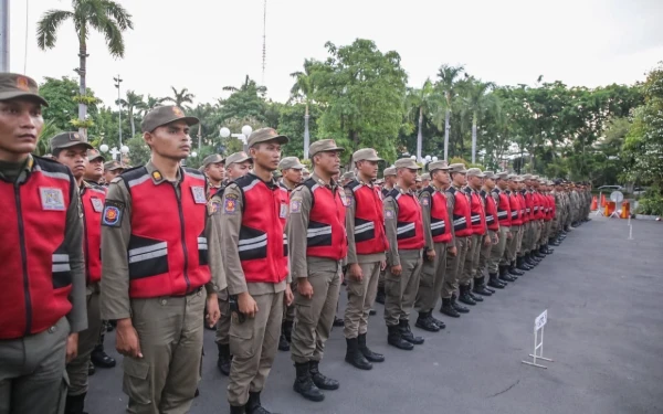 Thumbnail Jelang Ramadhan, Satpol PP Surabaya Perketat Pengawasan di Masjid dan Makam
