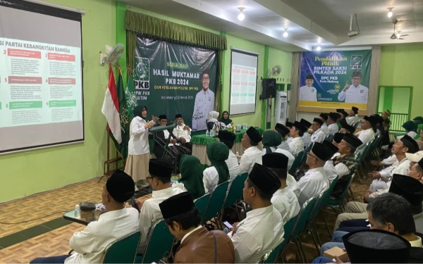 Thumbnail Berita - Sosialisasi Hasil Muktamar Bali, DPW PKB Jatim Tekankan Loyalitas Kader di Kota Malang
