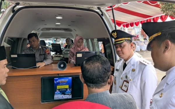 Satu Lagi Mobil Samsat Keliling Diterjunkan, Pelayanan Pajak di Jepara Kian Dekat dengan Warga