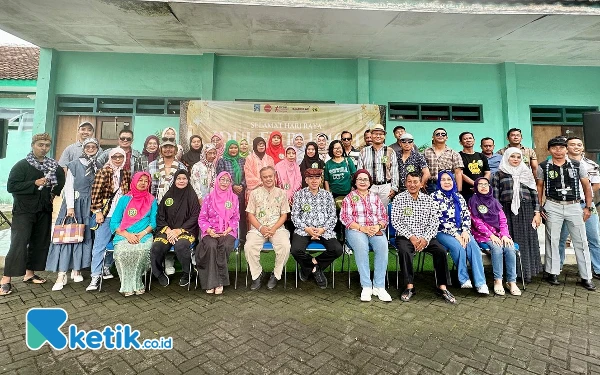 Meriah, Cosplay Kostum Jadul Warnai Syawalan Dinas Perpustakaan dan Kearsipan Sleman