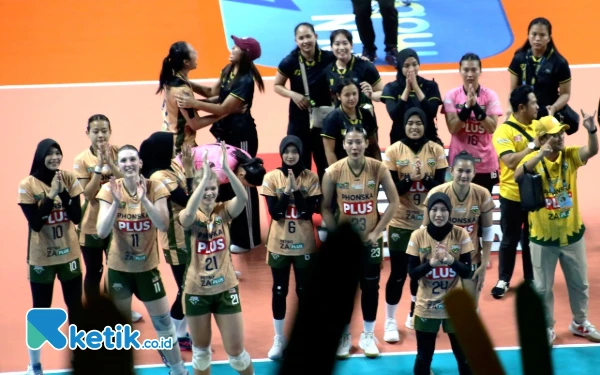 Thumbnail Berita - No Problem Tanpa Megawati, Petrokimia Kandaskan Jakarta Electric PLN 3-1