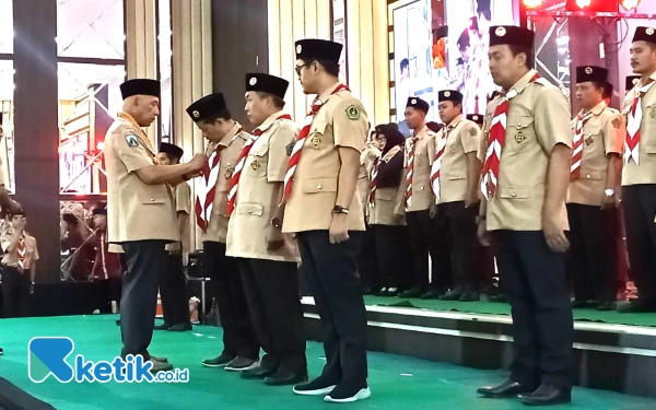 Thumbnail Berita - Arum Sabil Lantik Mabi dan Pimpinan Sako Pramuka LP Ma'arif PWNU Jatim