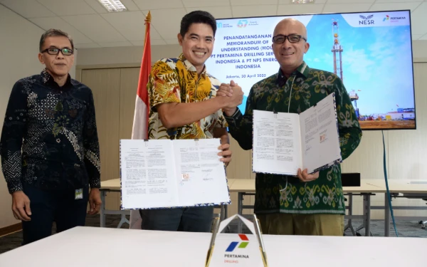 Thumbnail Pertamina Drilling dan NPS Energy Indonesia Teken MoU Kembangkan Teknologi Pengeboran Migas