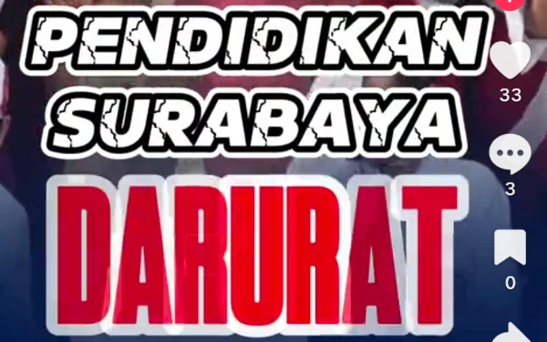 Geger! Video Viral Soal Anggaran Pendidikan Surabaya Minimalis