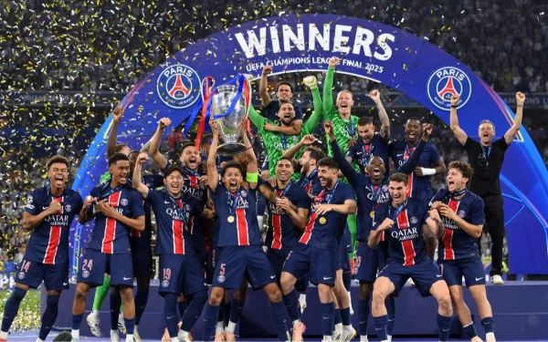 Thumbnail PSG Juara Liga Champions Usai Tekuk Inter Milan 5-0, Nasser Al-Khelaifi: Momen Bersejarah!