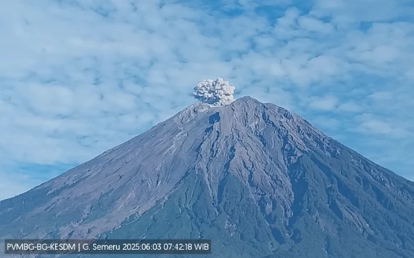 Kota Malang Terdampak Abu Vulkanik Gunung Semeru, BPBD Lakukan Pendataan