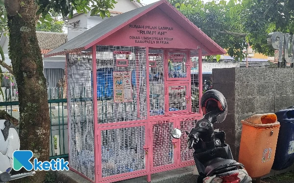 "Rumpi ah", Tempat Sampah Botol Plastik Inovasi DLH Sleman