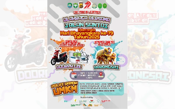 Thumbnail Berita - Jangan Lewatkan! Jalan Santai Polres Abdya, Ada Barongsai dan Bertabur Doorprize
