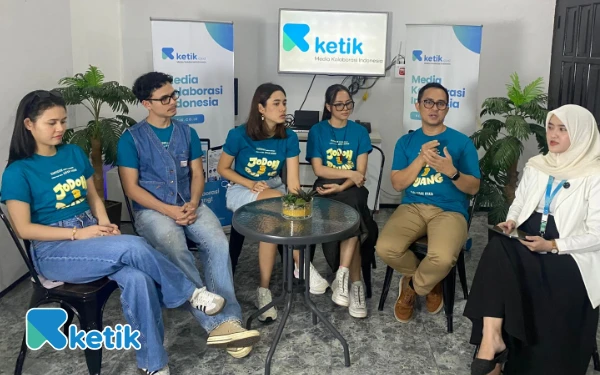 Thumbnail Sesi interview mengenai Film Jodoh 3 Bujang. (Foto: Shinta Miranda/Ketik.co.id)