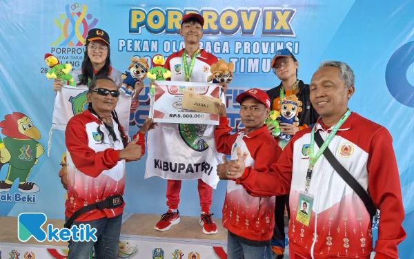 Thumbnail Berita - Cabor Akuatik Kabupaten Kediri Sumbang Dua Medali Emas di Porprov Jatim IX 2025