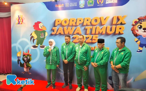 Thumbnail Berita - Tanpa Basa Basi! Gubernur Khofifah Buka Porprov Jatim IX Tanpa Sambutan, Demi Atlet
