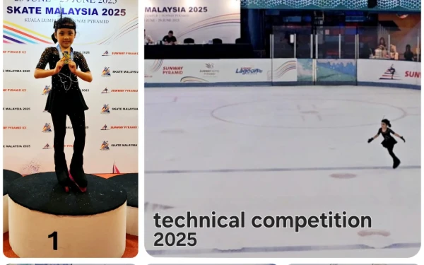 Thumbnail Berita - Hebat, Siswi Kelas 3 SD Surabaya Juara di Ajang Ice Skating Internasional! Siapa Dia?