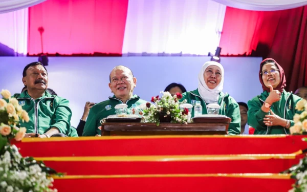 Thumbnail Berita - Tingkatkan Prestasi Atlet, LaNyalla Desak Gubernur Khofifah Tambah Anggaran KONI Jatim