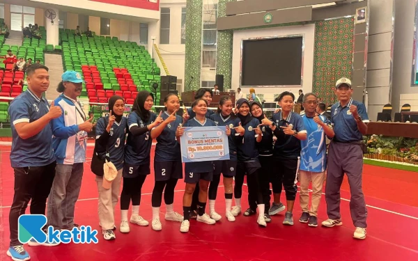 Thumbnail Berita - Sepak Takraw Putri Kota Malang Sumbang Emas pada Porprov Jatim 2025