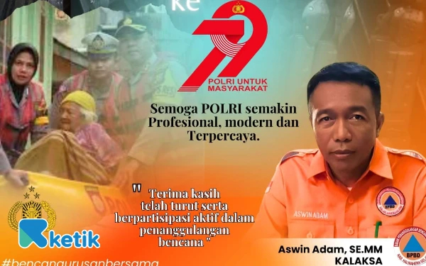 Thumbnail Berita - BPBD Halmahera Selatan: Selamat Hari Bhayangkara ke-79, Polri Modern dan Terpercaya
