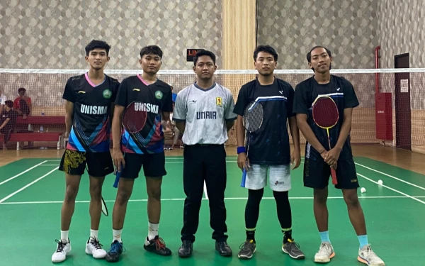 Thumbnail Berita - Mahasiswa Unisma Raih Pengalaman Berharga di Kejuaraan Bulu Tangkis Pomprov Jatim III