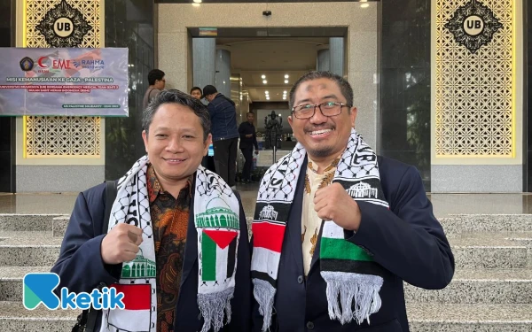 Thumbnail Berita - Berbekal Peralatan Medis, Dua Dokter UB Berangkat ke Gaza Bawa Misi Kemanusiaan