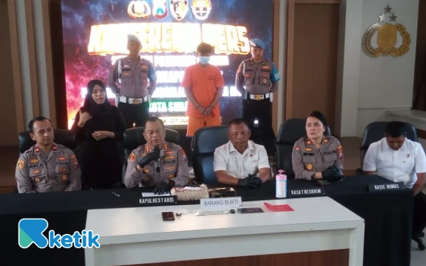 Thumbnail Berita - Ingin Gaya Pakai Motor Sport Tapi Bokek, Warga Mojokerto Ditangkap Polisi