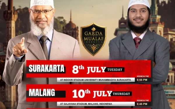 Thumbnail Berita - Kontra Penolakan, Warganet Antusias Sambut Zakir Naik di Kota Malang