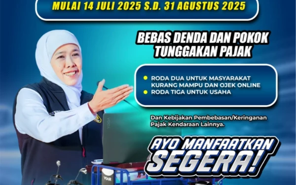 Thumbnail Berita - Kabar Gembira! Pemutihan Pajak Kendaraan di Jatim Kembali Dibuka Mulai 14 Juli