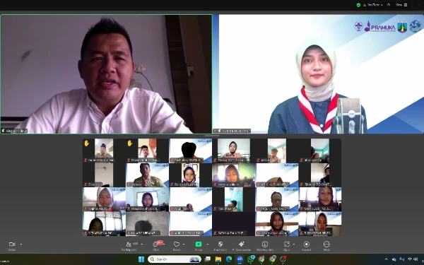 Thumbnail Berita - CEO Ketik Kiagus Firdaus Latih 1000 Anggota Pramuka Handal Menulis Berita