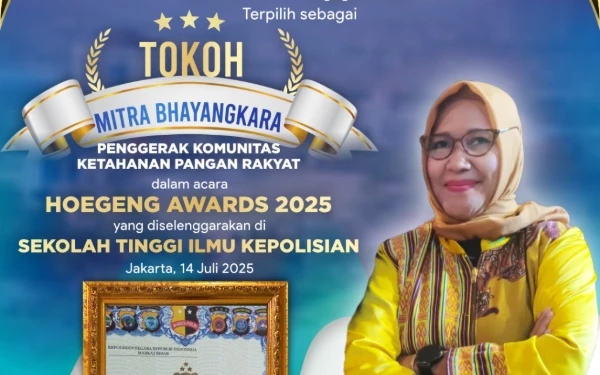 Thumbnail Berita - Dekan FKP Unesa, Nining Widyah Kusnanik Raih Penghargaan Hoegeng Awards 2025
