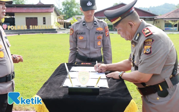 Thumbnail Berita - Gantikan AKP J.H. Siallagan, Iptu Putu Gede Ega Purwita Jabat Kasat Reskrim Polres Simeulue Baru