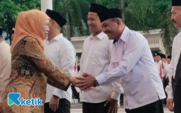 Thumbnail Sah Dilantik, DPC HKTI Kabupaten Probolinggo Dapat 3 Ekor Kambing