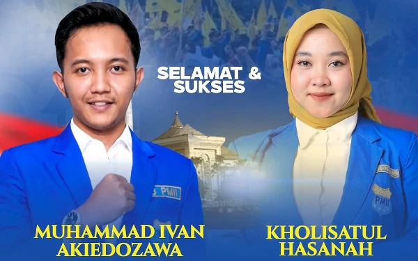 Thumbnail Berita - Ivan Akiedozawa dan Kholisatul Hasanah Resmi Nakhodai PMII Jatim