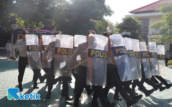 Thumbnail Berita - Latihan Rutin Dalmas Polres Batu, Tingkatkan Profesionalisme dan Respon Cepat