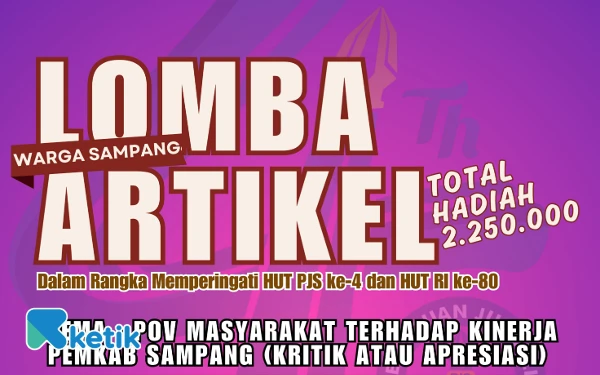Thumbnail Berita - Jelang HUT Ke-4, PJS Gelar Lomba Artikel Bertema POV Masyarakat Terhadap Kinerja Pemkab Sampang
