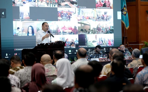Thumbnail Berita - 1.360 Kampung Pancasila Siap Digerakkan Pemkot Surabaya untuk Utamakan Gotong Royong
