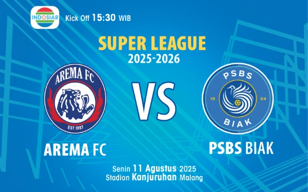Thumbnail Berita - Prediksi Susunan Pemain Arema FC vs PSBS Biak, Singo Edan Incar Kemenangan di HUT Klub