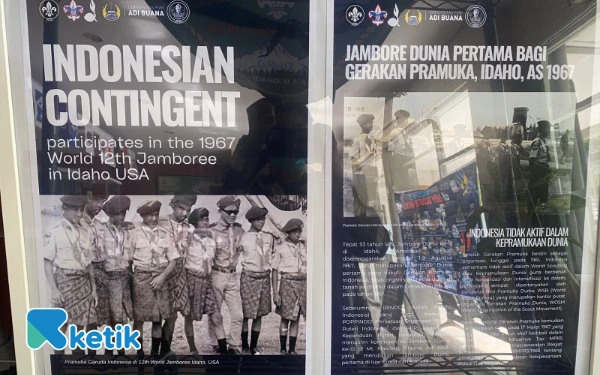 Thumbnail Indonesian Contingent di 1967 saat Jambore. (Foto: Shinta Miranda/Ketik)