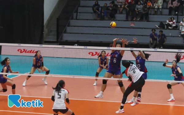 Thumbnail Berita - Kurang Fokus! Indonesia Kalah 0-3 atas Thailand di Kejuaraan Dunia U21 Voli Putri