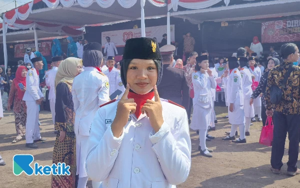 Thumbnail Berita - Pengalaman Berharga Almira Zivara: Jadi Paskibra Upacara Bendera HUT ke-80 RI Kecamatan Kasihan